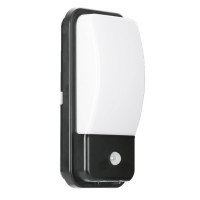 Aurora Utilitex™ 10W PIR IP65 LED Security Bulkhead Black