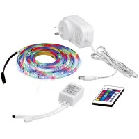 Aurora Enlite LEDline 5M 12V Single Colour Cuttable LED Strip Kit RGB