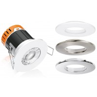 Aurora Enlite E5 4.5W Fixed Dimmable Fire Rated LED Downlight 3000K