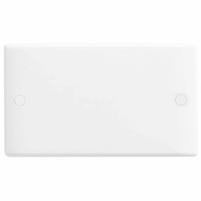 BG Nexus White Double Blanking Plate - 895