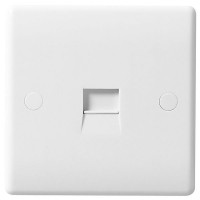 BG Nexus White Master Telephone Socket - 8BTM/1