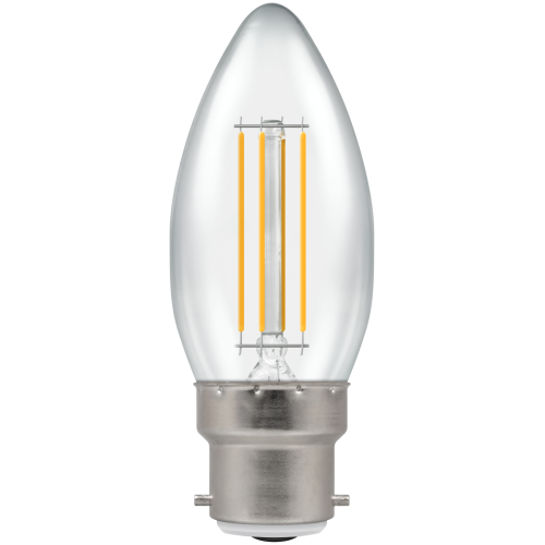 Crompton Filament Dimmable LED Candle 5W BC-B22d