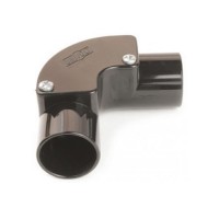 Univolt IE25BK Conduit Inspection Elbow 25mm Black