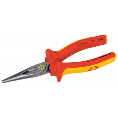 CK Redline VDE Snipe Nose Pliers - Straight 175mm