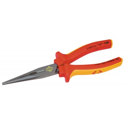 CK Redline VDE Snipe Nose Pliers - Straight 200mm