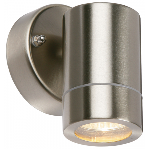 Saxby 13801 Stainless Steel Wall Light GU10 IP44 35W